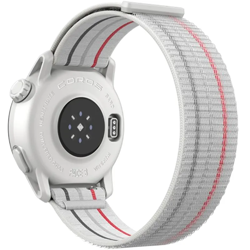 Coros Pace 3 GPS Sports Watch White/Nylon-4